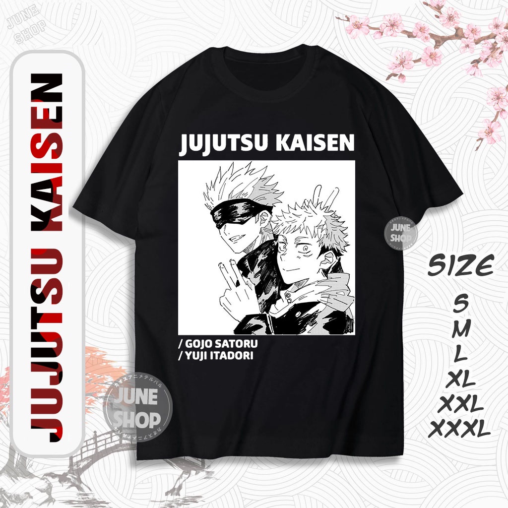Áo thun Jujutsu Kaisen - Gojo Satoru, Áo Anime in mẫu mới nhất, chất liệu cotton 4 chiều cực đẹp
