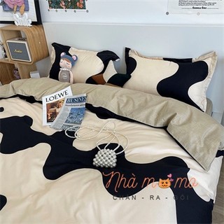 Bộ Chăn Ga Gối Cotton Poly (Chăn đã chần bông)_ Nhà Momo