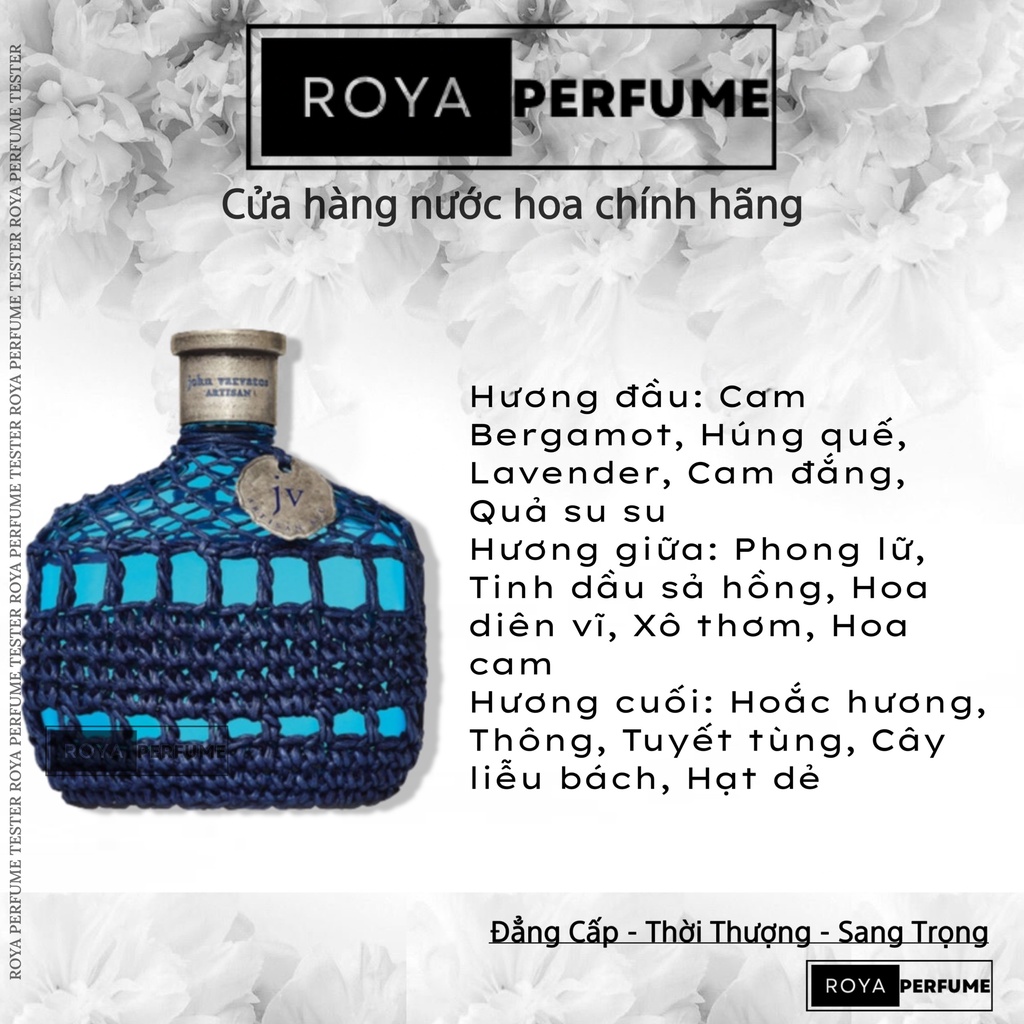 -𝑹𝑶𝑱𝑨- Nước hoa  John Varvatos Artisan Blu  -𝑹𝑶𝑱𝑨-