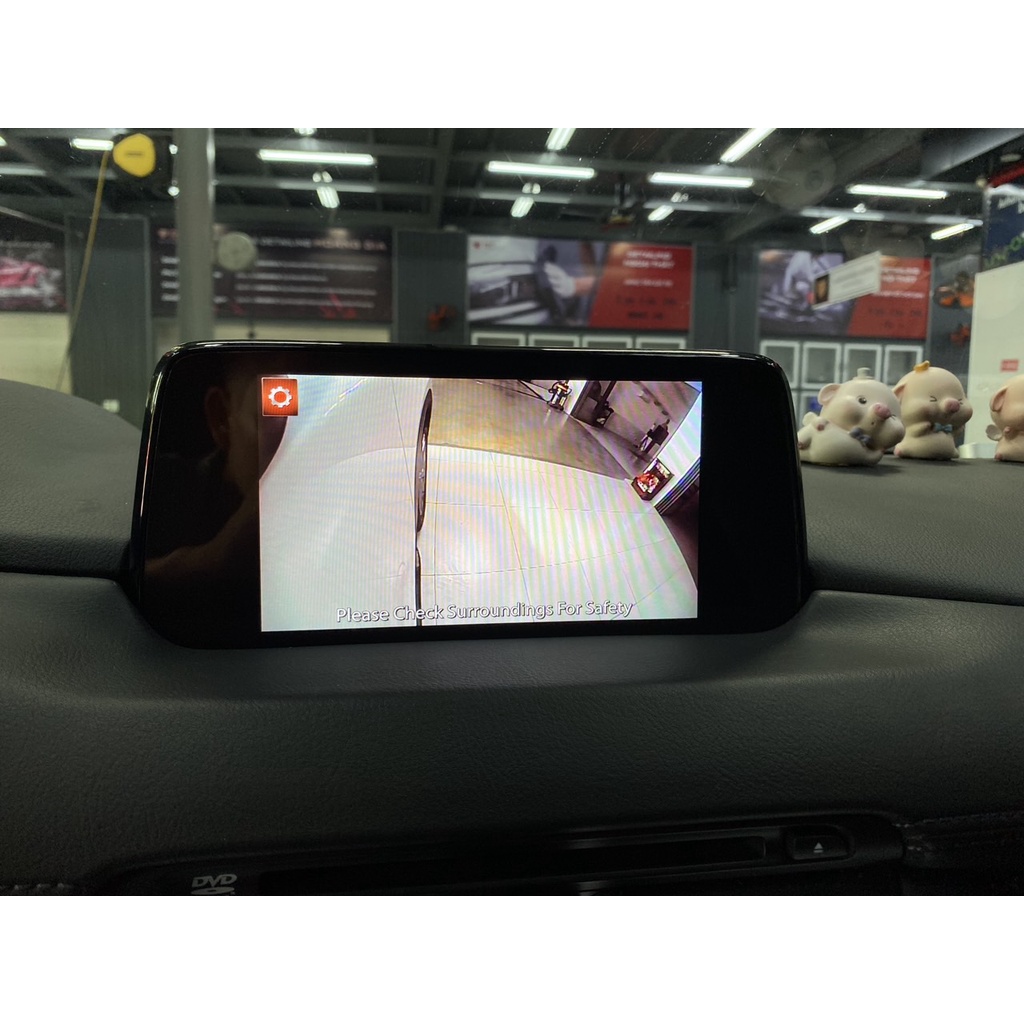 Camera 3 mắt tích hợp màn zin Mazda 2 đời 2015 đến 2023