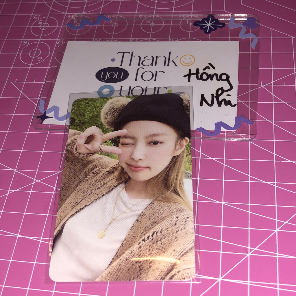 CARD JENNIE BLACKPINK
