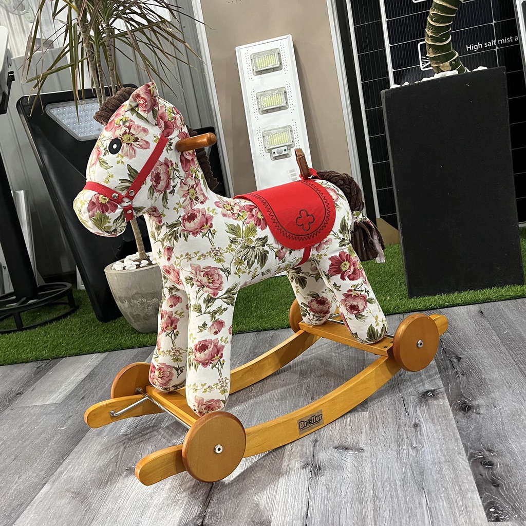 Ngựa bập bênh cho bé tích hợp chòi chân GS2032