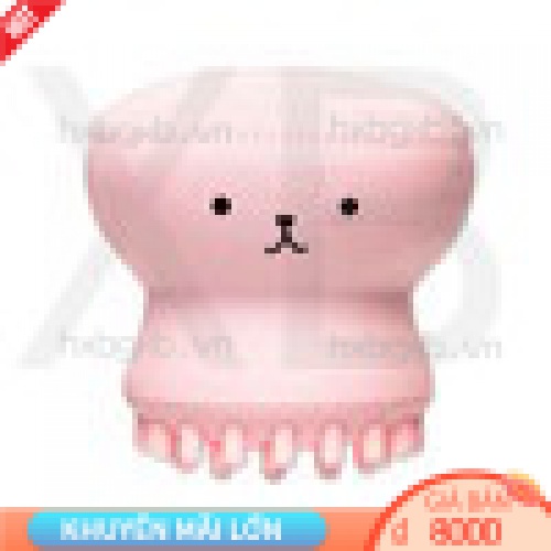 [Hàng mới về] Bàn chải rửa mặt massage tẩy tế bào chết làm sạch sâu bằng silica gel kiểu hoạt hình dễ thương