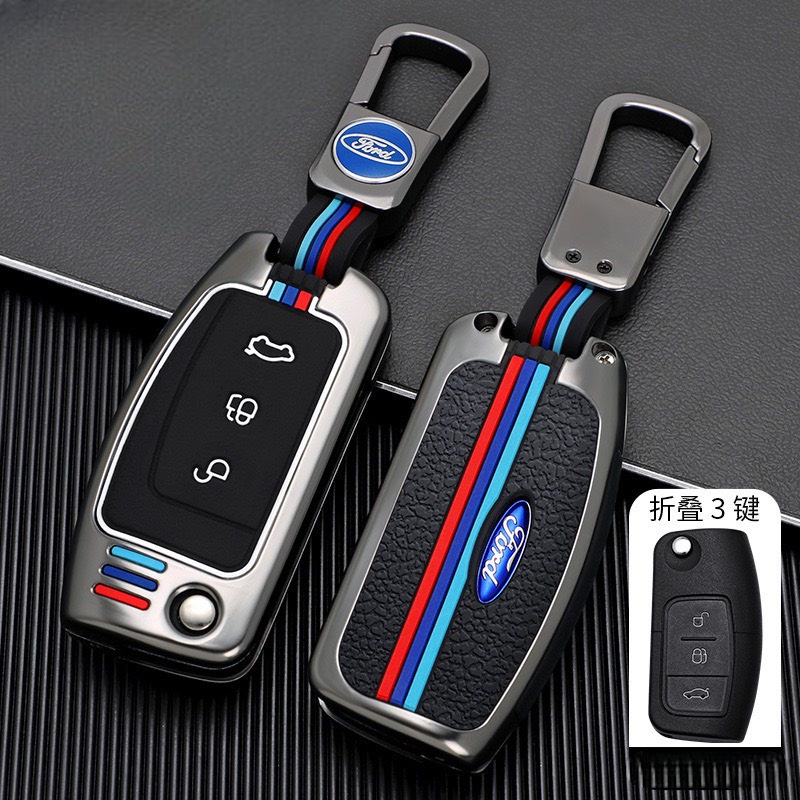 Ốp Chìa Khóa Ford focus-Ford Explorer 5 nút Hợp Kim Kẽm-Bỏa vệ ốp khóa .Mộc Lan Phụ Kiện Xế Yêu