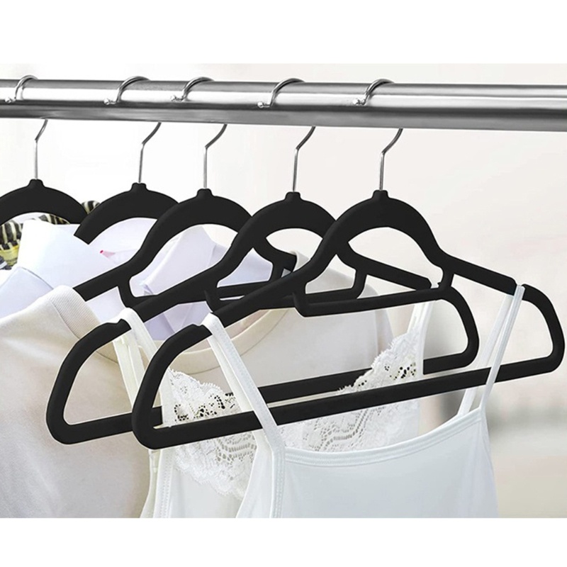 Bộ 10 Móc Treo Quần Áo Chống Trượt Có Thể Xoay Được