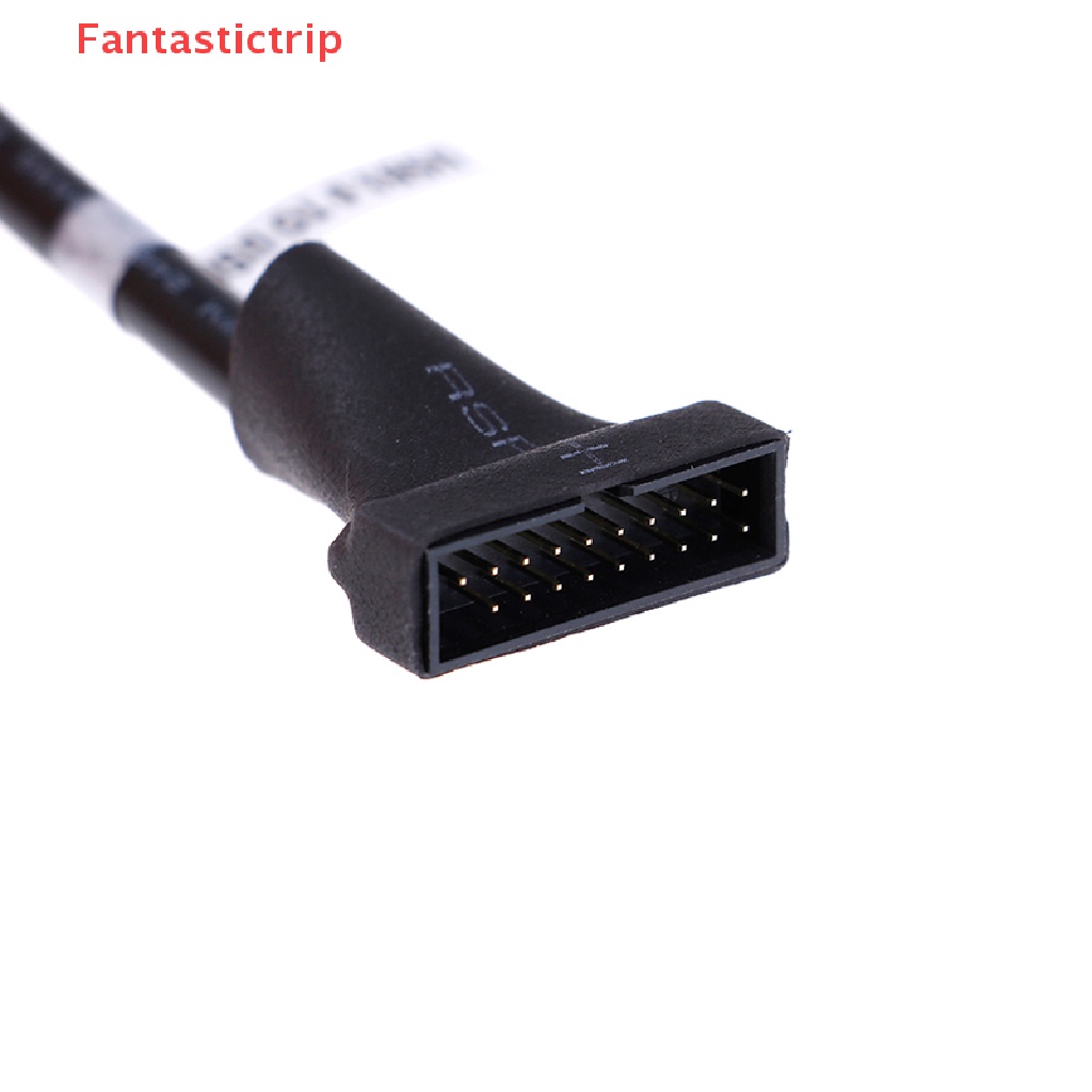 [Fantastictrip] USB 3.0 20 pin motherboard header to usb 2.0 9 pin adapter converter cable NEW