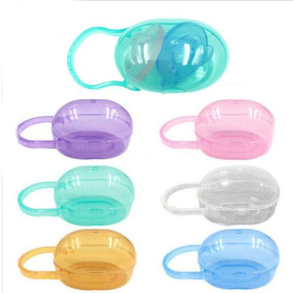 LAYOR1 Bộ 4 Hộp Đựng Núm Vú Giả Chống Bụi Tiện Dụng Mang Đi Du Lịch