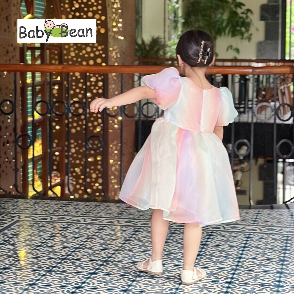 Váy Đầm Công Chúa Tơ Cao Cấp Bé Gái BabyBean (10kg-35kg)