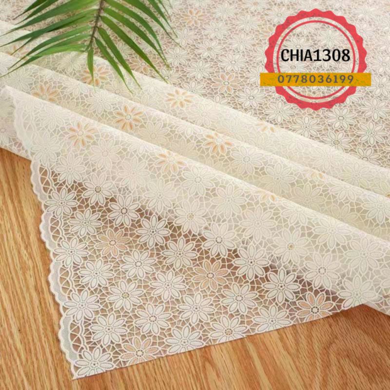 KHĂN TRẢI BÀN NHỰA PVC CAO CẤP KHÔNG THẤM NƯỚC BÁN THEO MÉT