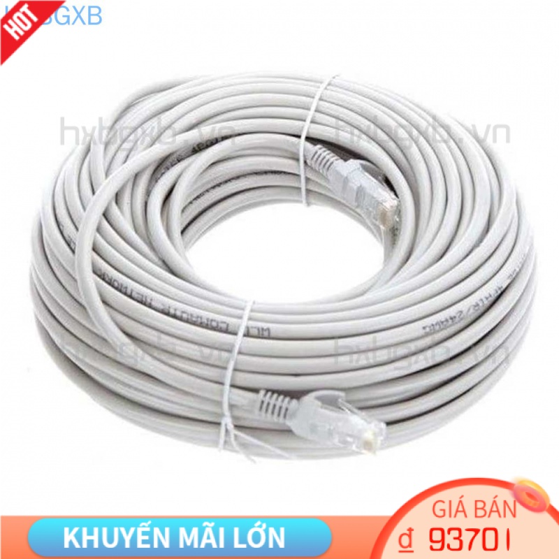 Dây Cáp Mạng Cat6 550mhz Kết Nối Rj45 Đầu Đực Dài 15m