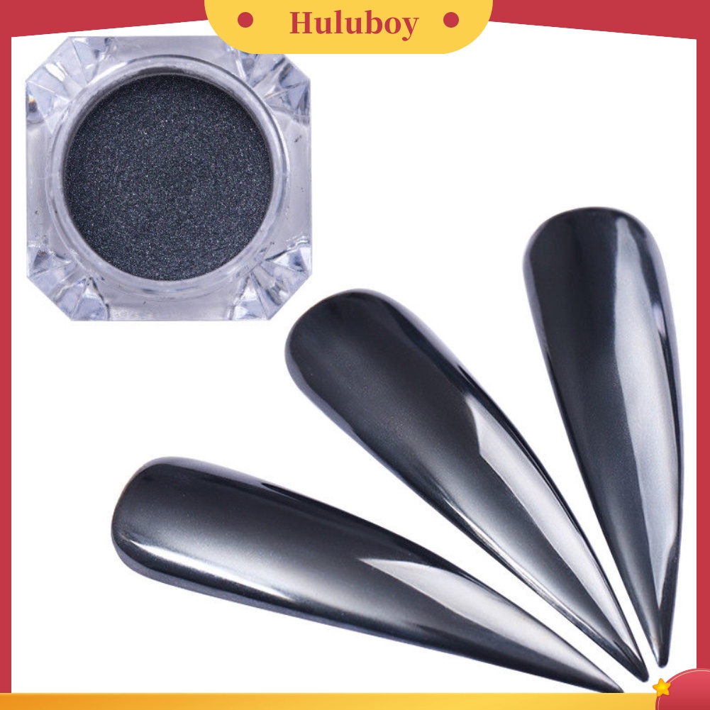Bộ sơn móng tay hiệu ứng tráng gương màu đen