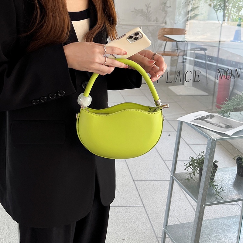 MISCHA Túi Xách Da PU Màu Trơn Thời Trang Cao Cấp