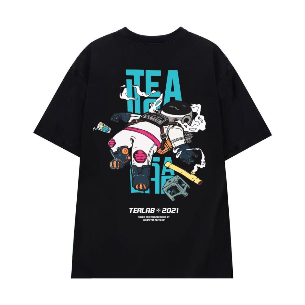 Áo thun Trà Đá Vỉa Hè - Áo thun oversize tay lỡ dáng dài Tee Hà Nội cá tính (V353) ! *