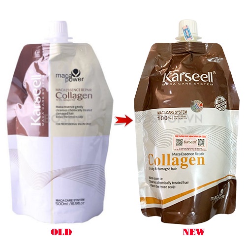 Hấp Ủ Dầu Karseell Maca Collagen Chính Hãng Siêu Mượt 500ml