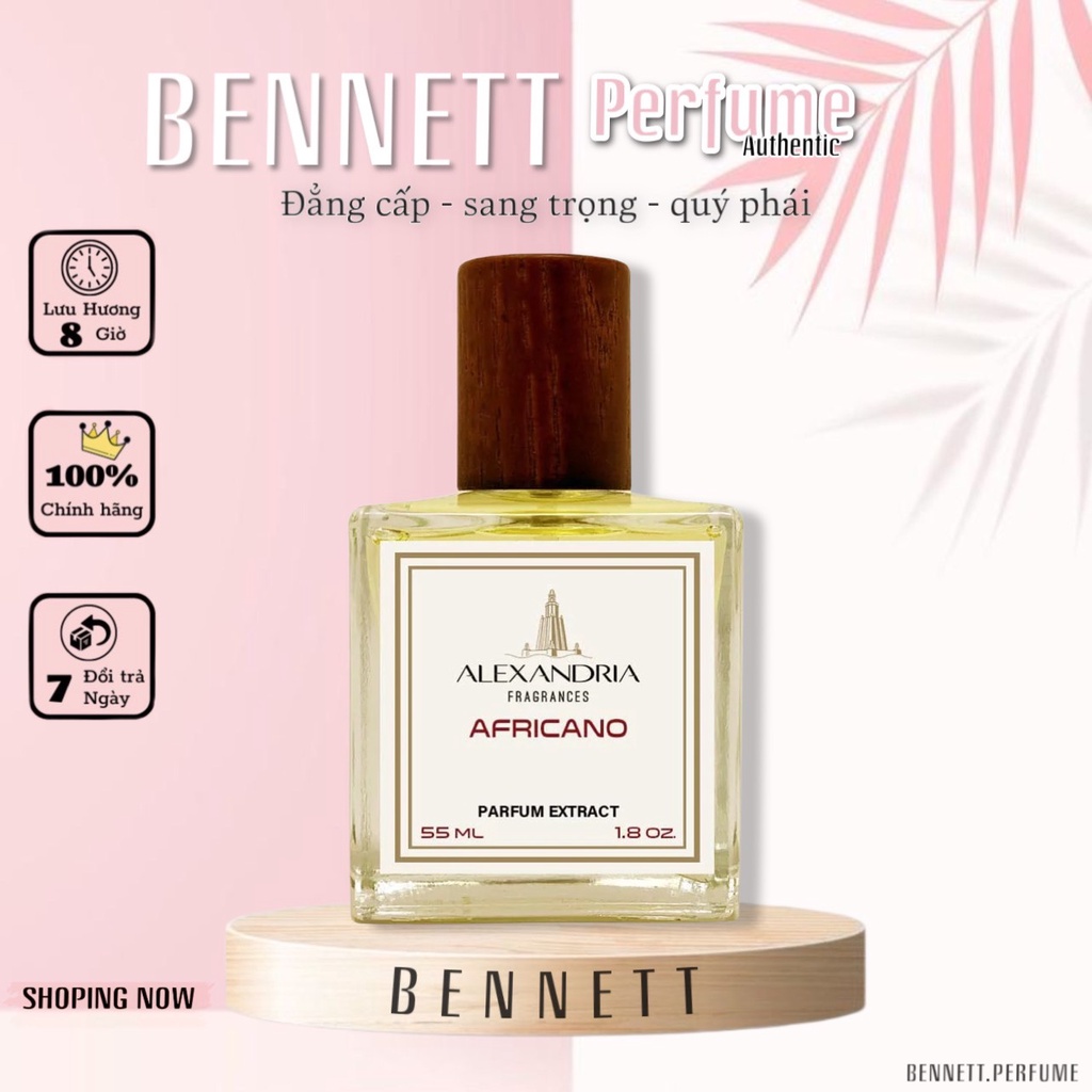 - 𝐁𝐄𝐍𝐍𝐄𝐓𝐓 - Nước Hoa Alexandria Fragrances Africano | Nước hoa unisex | Phong cách và Cá tính