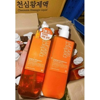 Bộ cặp dầu gội xả mọc tóc Misen Scene Perfect Vàng 680ml Hàn Quốc