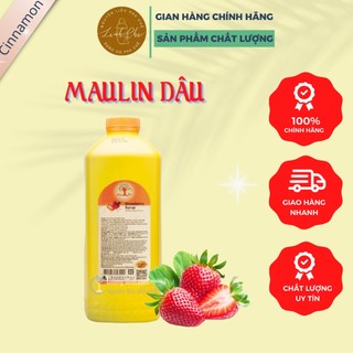 Siro maulin vị dâu chai 2.5 kg | maulin dâu syrup