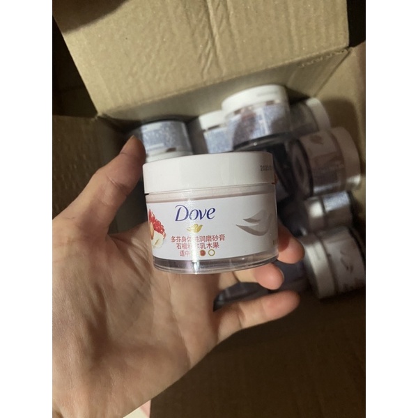 Combo 2 Tẩy da chết Dove hương lựu đỏ 50g