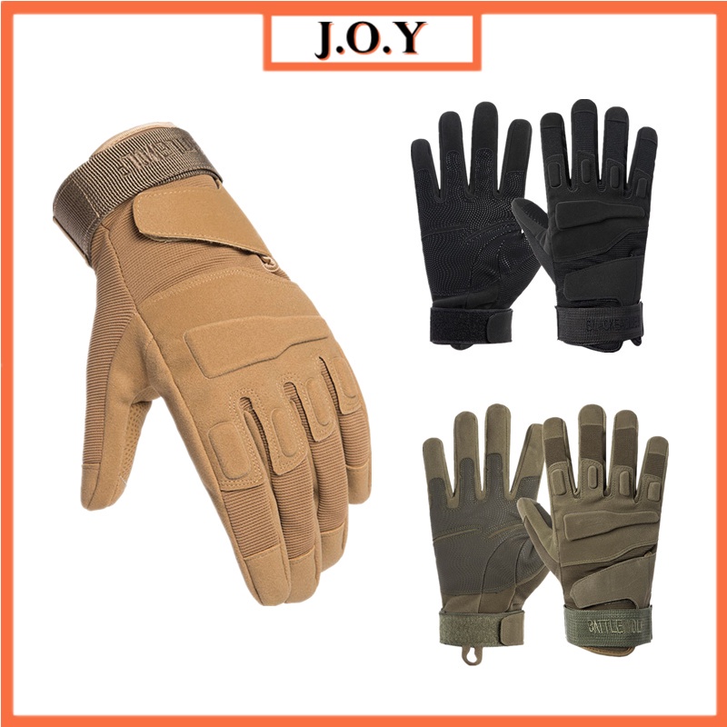 J.O.Y Thể Thao Ngoài Trời Full Ngón Găng Tay Xe Máy Chiến Thuật Quân Sự Airsoft Săn Bắn Găng Tay Cho X