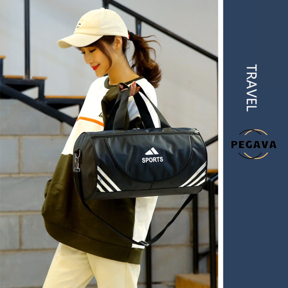 Túi Thể Thao Nam Nữ Trống PEGAVA Đựng Đồ Tập Gym Đá Bóng Yoga Chống Nước - Sports ST003 Hàng Nhập Khẩu