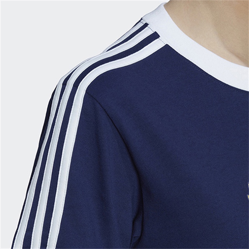 Áo Thun Tay Ngắn Chất Liệu 100% Cotton In Logo Adidas Cho Nữ