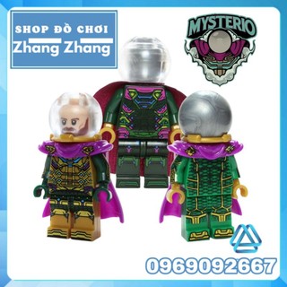 Đồ chơi Xếp hình Mysterio - Spider man Far For Home XP197 XH1108 XP208 WM708 XH1328