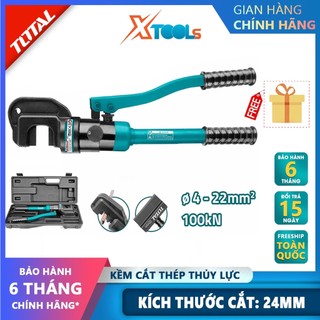 Kìm cắt thép thủy lực TOTAL THSC022 | kềm cắt thủy lực Phạm vi cắt φ4-φ22mm, Lực cắt 100KN , Kích thước cắt 24mm, Chiều