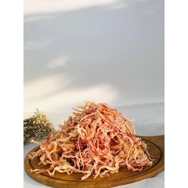 500gr KHÔ MỰC XÉ SỢI HẤP NƯỚC DỪA loại ngon nhất