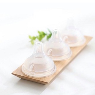 Núm ti cổ rộng / cổ hẹp thay thế cho bình pigeon, babuu, toom, kichi, gb baby, lansinoh