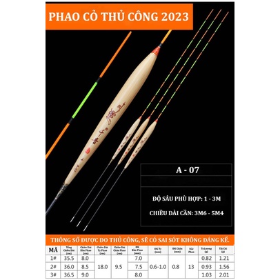 PHAO CỎ THỦ CÔNG 2023