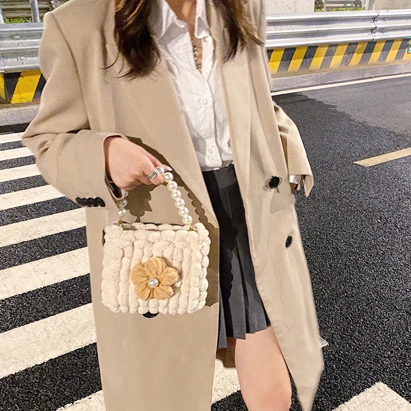 Túi Tote Dệt Tinh Tế Thanh Lịch Thoải Mái Tự Làm Tay Cho Nữ Bạn Gái