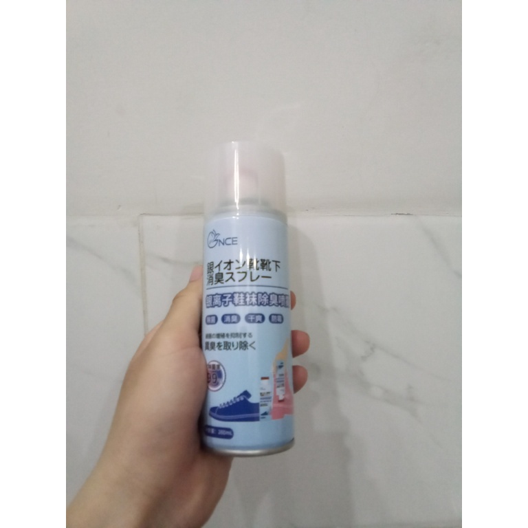 Chai Xịt Khử Mùi Giày Dép NaNo Bạc, Xịt Khử Mùi Hôi Chân