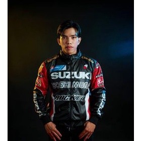 Áo Khoác Suzuki, Vải Dù 2 Lớp Chống Nước, Logo Trên Áo Bảo Hành Vĩnh Viễn Không Bong Tróc