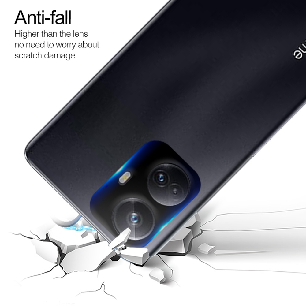 Kính Cường Lực 3D Viền Cong Bảo Vệ Camera Sau Cho Realme 10 4G Realme 10 Pro Plus 10Pro + Realme10Pro 5G