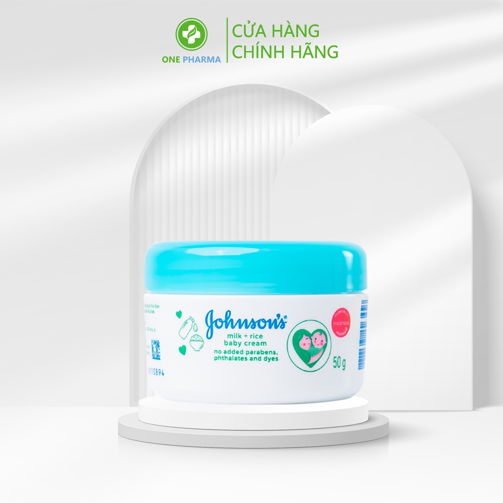 Kem Dưỡng Da Sữa Gạo Johnson's Baby 50g
