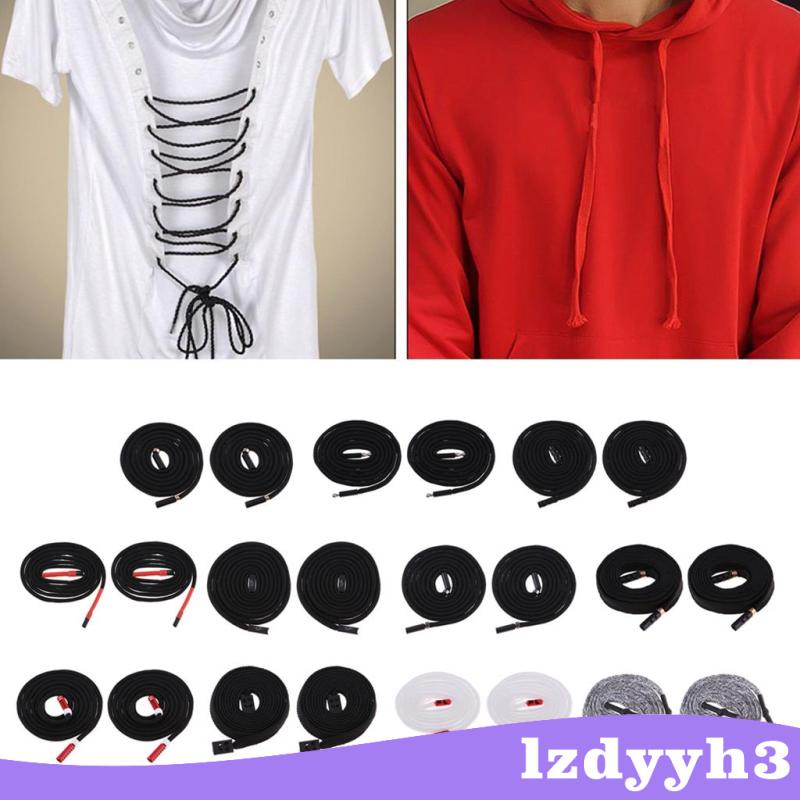 Dây Rút Polyester Và Đầu Kim Loại Thay Thế Vừa Vặn Cho Áo Khoác / Áo Khoác / Áo Khoác / Giày