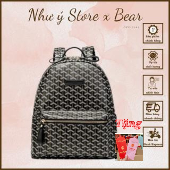 (Hàng Auth) Balo Edmond Masion-Chính Hãng Chuẩn Từng Chi Tiết Đầy Đủ Bao Bì Phụ Kiện Đi Kèm - Như Ý x Bear Store