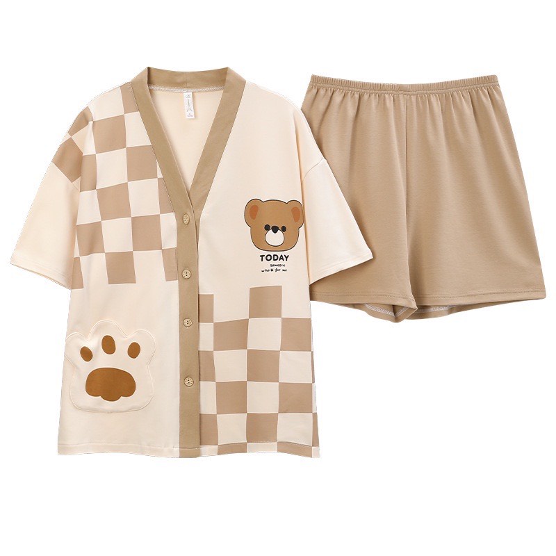 Bộ bầu mặc nhà dễ thương - thời trang mới nhất - Chất liệu Cotton cao cấp - ( Bộ Đùi )