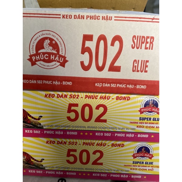 Keo 502 lọ to siêu dính nắp đỏ N160 - keo phúc hậu