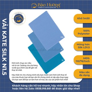 Vải Kate Silk Ngựa _  Khổ 1m50 _ Phần A