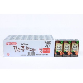 Sữa đậu đen óc chó hạnh nhân 190ml * 24 hộp