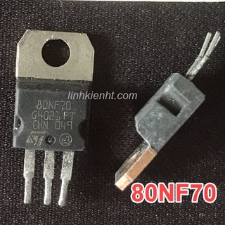 P80nf70 linh kiện 80nf70 80n70 80a 75v mosfet lưng đồng tháo máy