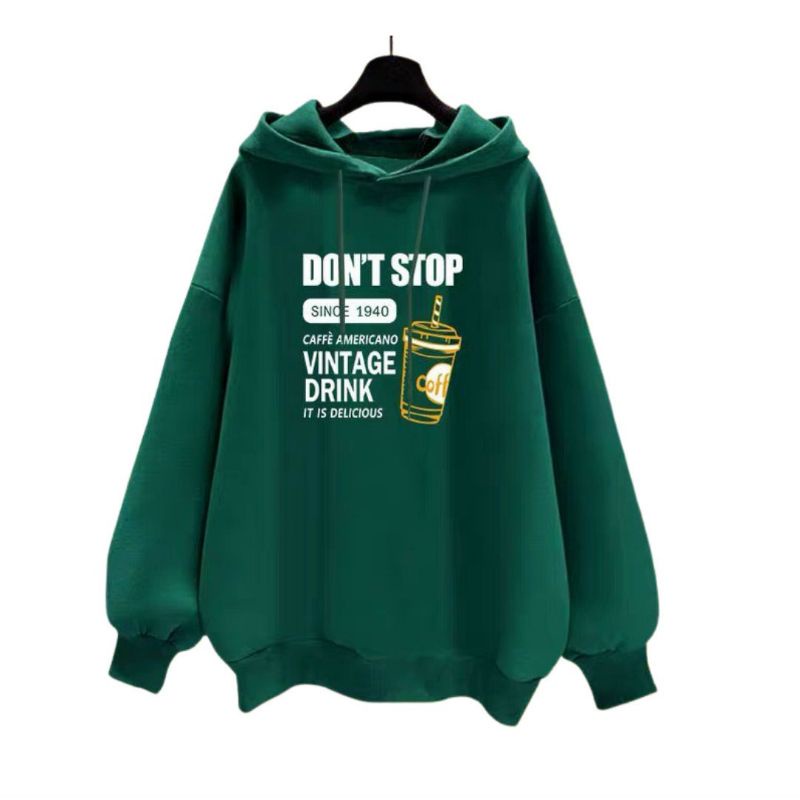 Aó Khoác Nam Nữ hoodie DON'T STOP form rộng , nỉ 2 lớp hàng loại 1 Unisex dễ phối đồ Trend 2022 BiluxOfficialStore