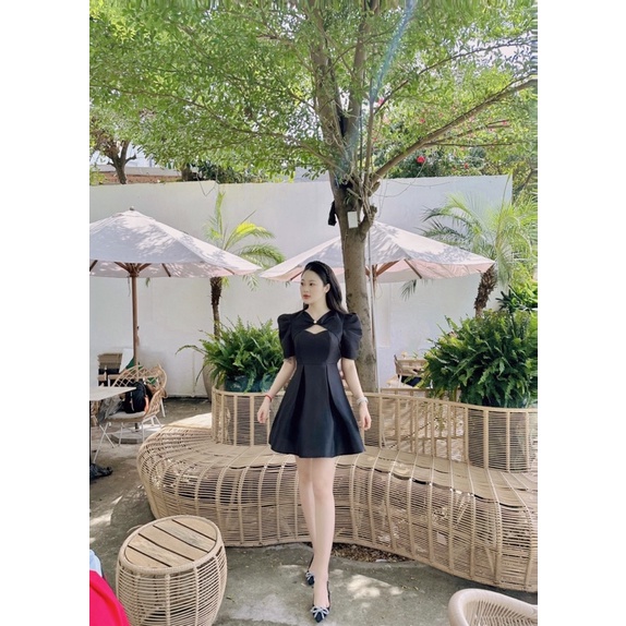 (có bigsize) ĐẦM CÁCH ĐIỆU NGỰC KÈM ĐÁ NGỌC -CÓ MÚT NGỰC HANA phù hợp đi tiệc, party, đi chơi lễ,diện tết...