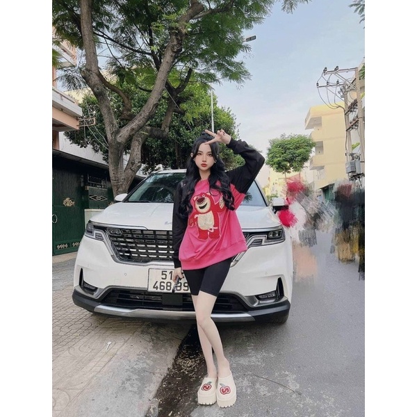 Set Bộ Nữ Áo Thun Thêu + Quần legging lửng Hàng Loại 1
