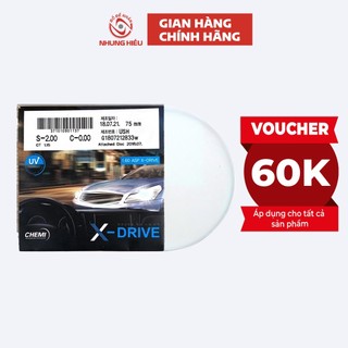 Tròng kính NHUNG HIẾU Chemi Aps X-Drive 1.60 chống chói chuyên dụng cho người lái xe