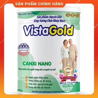 Sữa bột Vistagold Canxi Nano 900g thực phẩm dành cho người già