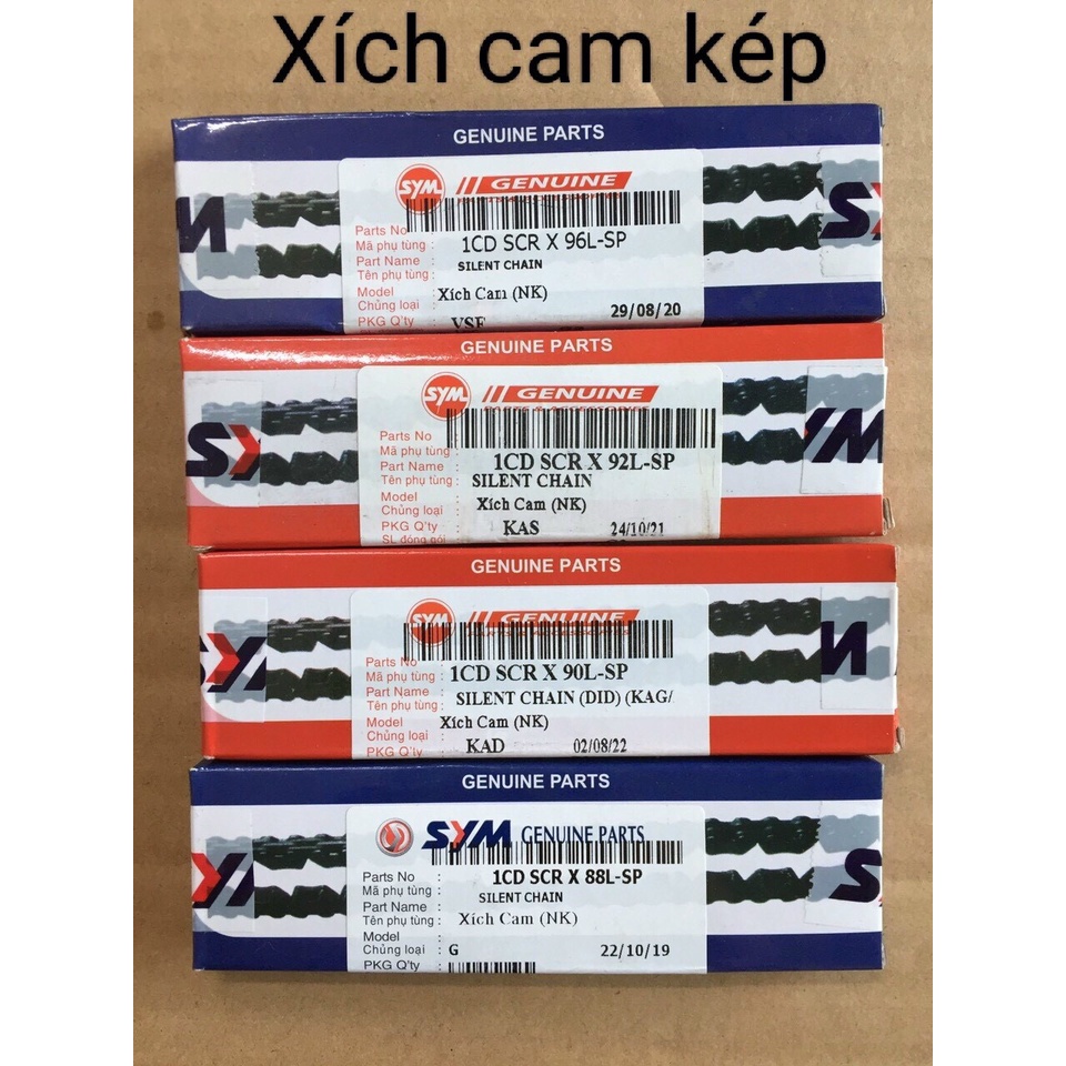 Xích cam kép 88L, 90L, 92L, 96L - Hàng chính hãng SYM