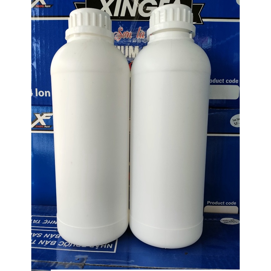 CHAI NHỰA TRẮNG ĐỤC HDPE ( CHAI 1 LÍT)