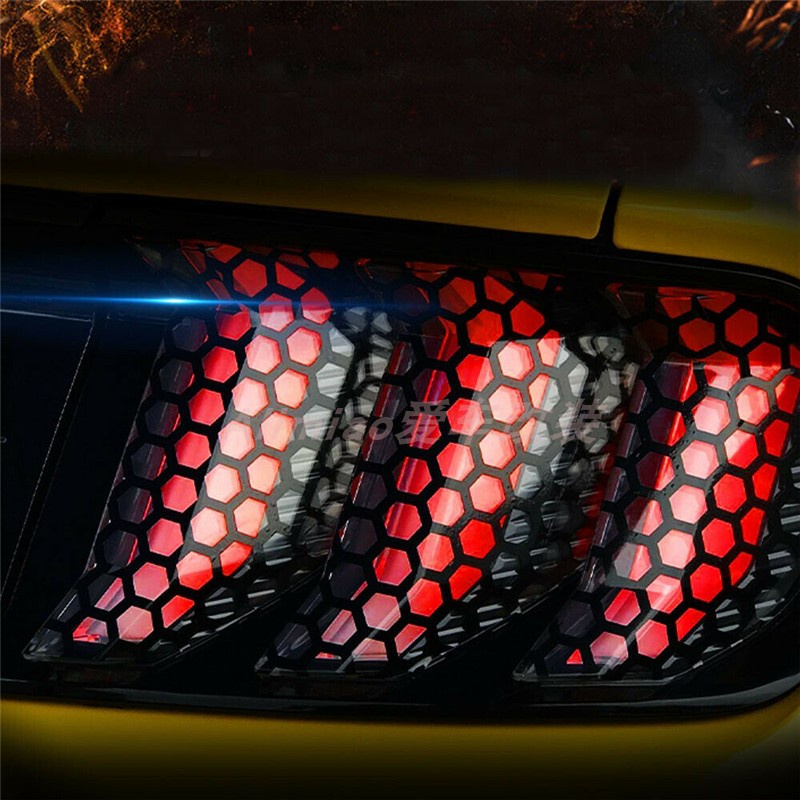 Decal trang trí đèn hậu